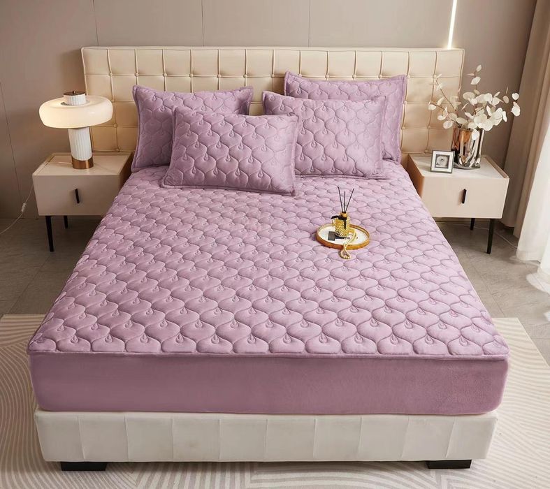 Huse topper de pat și 2 fete de perna