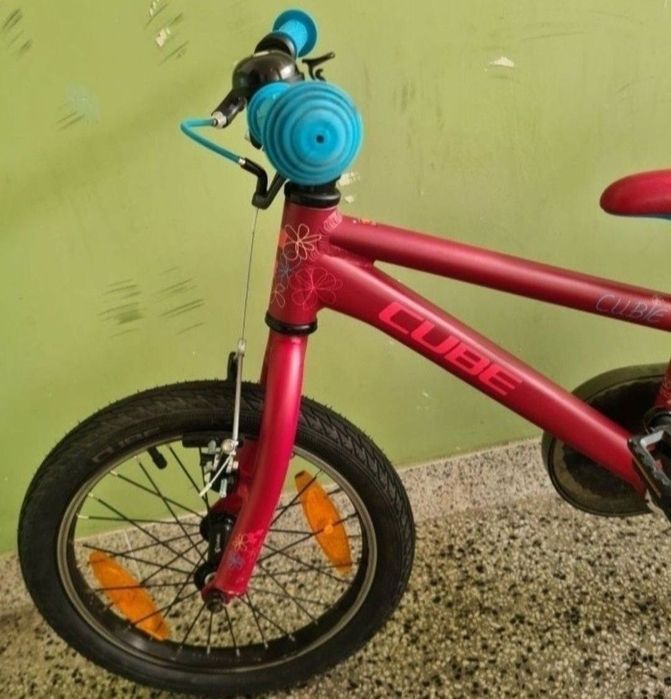 Продавам Cube race Kids 160 16 цола алуминиев детски велосипед