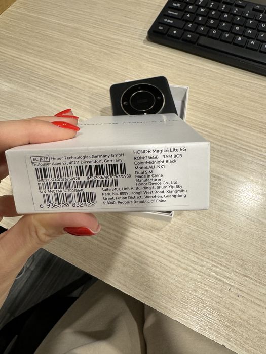 Honor Magic 6 Lite 256GB, 8GB RAM 5G Midnight Black, ca NOU!!!