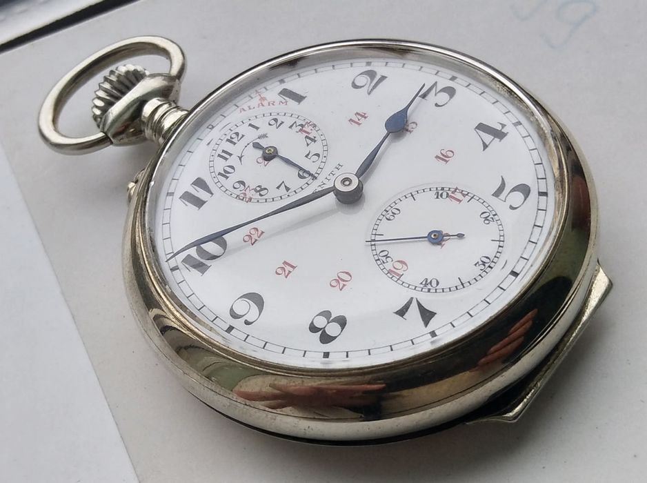 Ceas buzunar Zenith cu alarmă defect