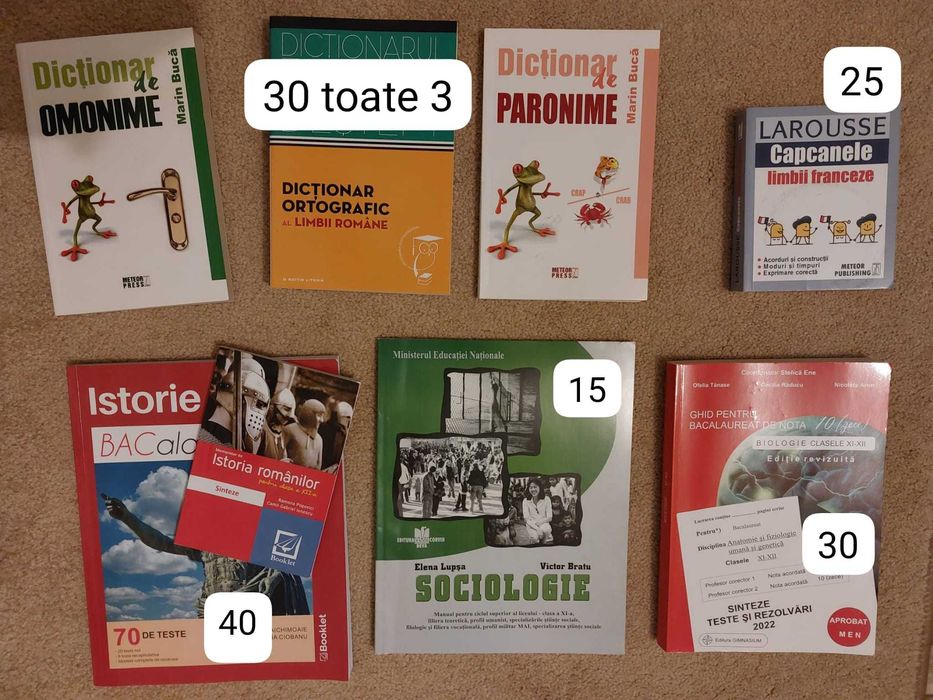 Cărți pentru clasele 9-12