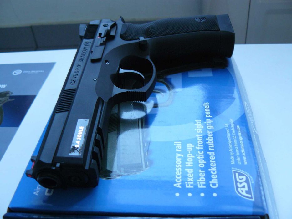 Pistol Airsoft CZ 75 SP-01 Shadow Arc/Spring,NOU,Produs Cu Licenta ASG