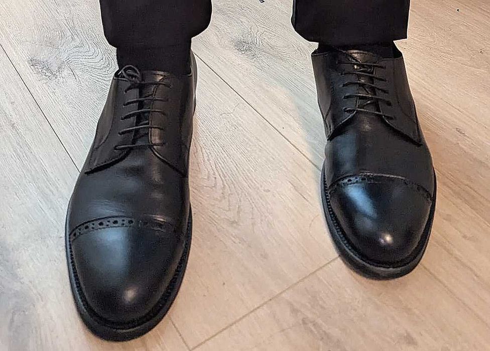 Pantofi eleganți din piele Vero Cuoio - business - mărime 42-reducere