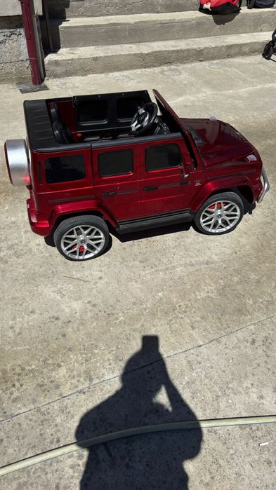 Mașinuță electrica Mercedes G63 XXL roșu de doua locuri
