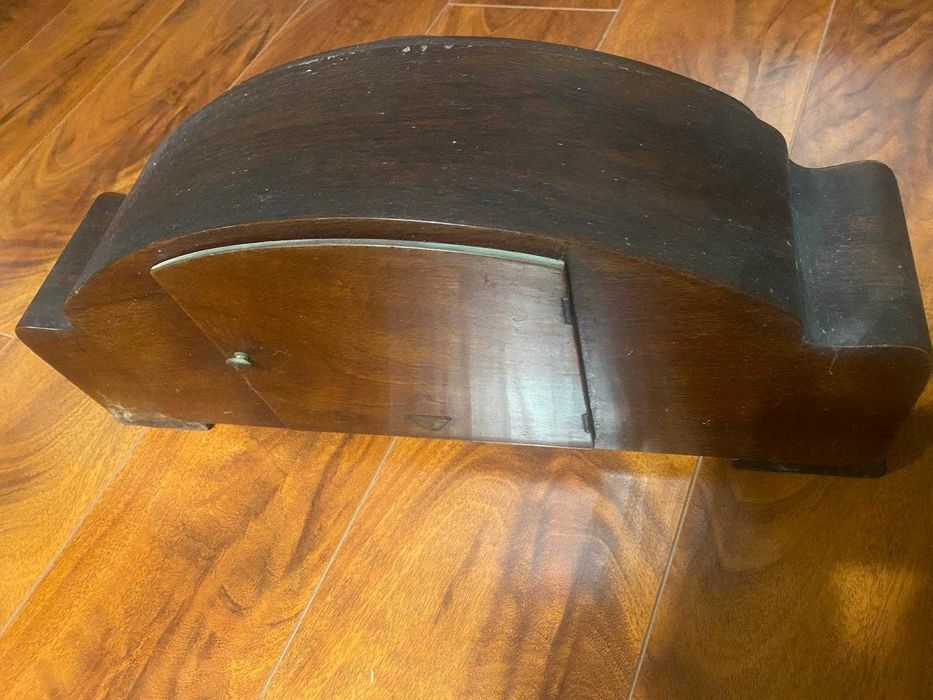 Ceas pendul semineu mecanic lemn