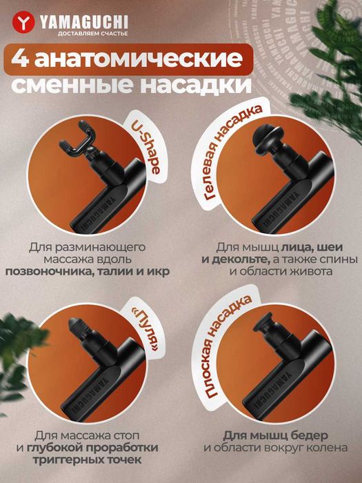 Перкуссионный массажер Yamaguchi Top Gun&Arm