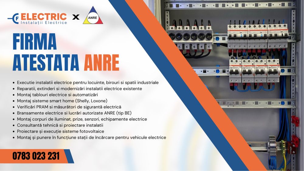 Electrician Sibiu - Firma atestata ANRE