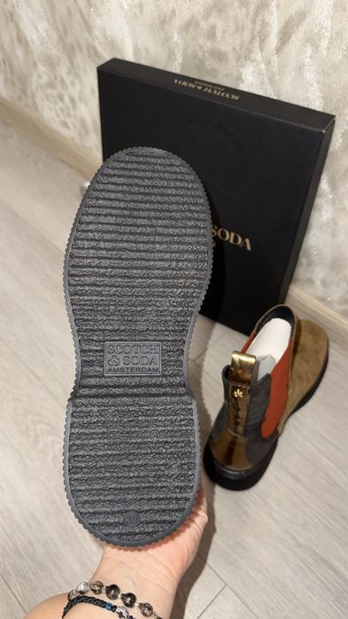 Боти от естествен велур Scotch&Soda