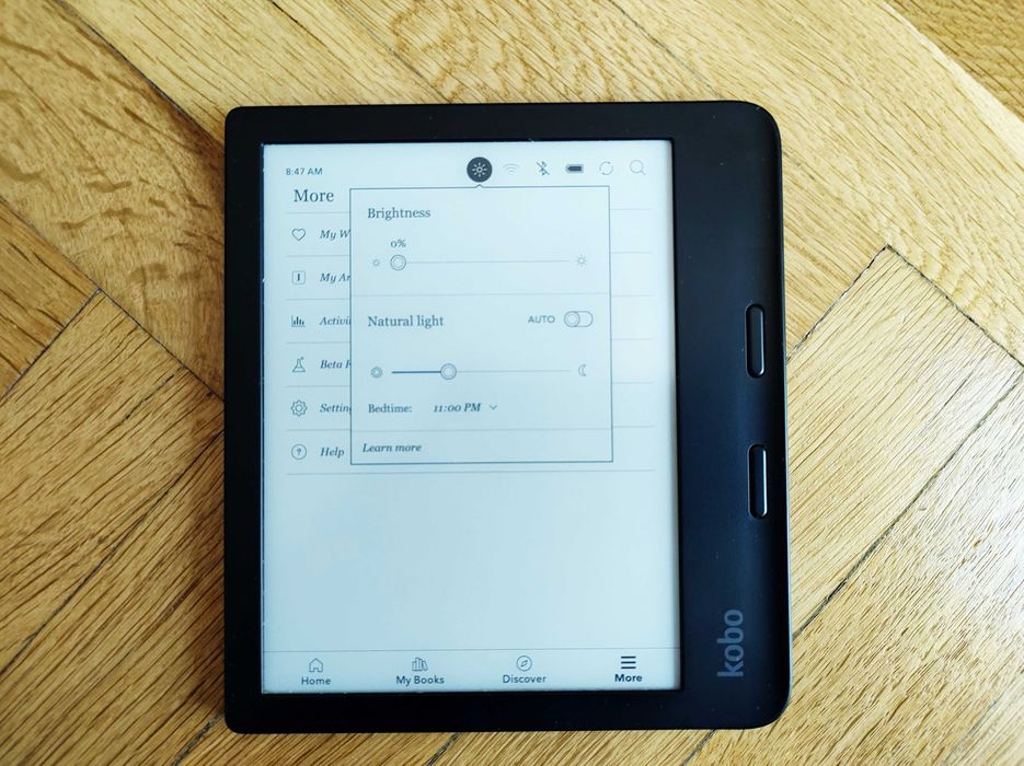 Kobo Libra 2 електронна книга с подсветка четец за книги 7" + калъф