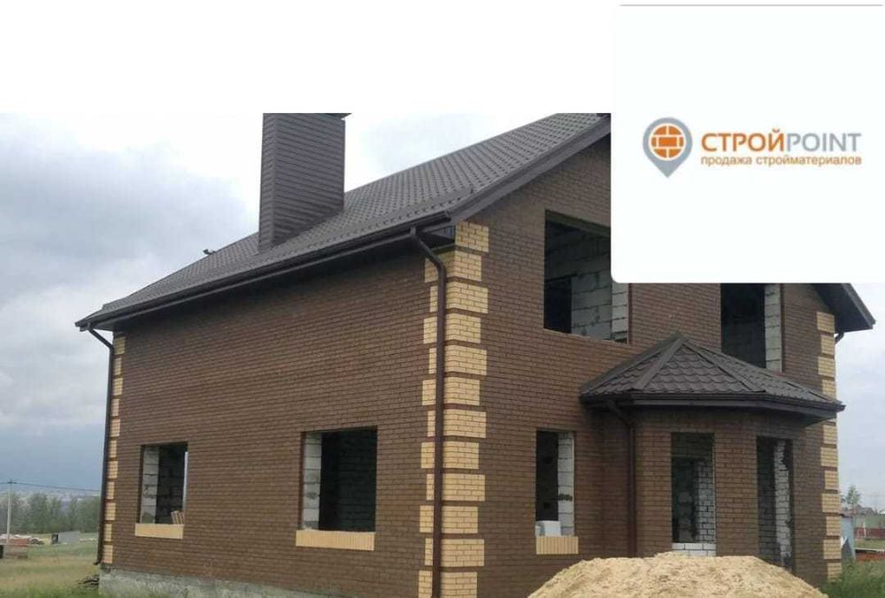 Кирпич облицовочный в ассортименте