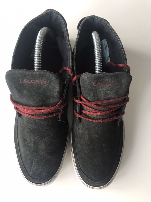 Ghete Lacoste barbati piele intoarsa Masura 41