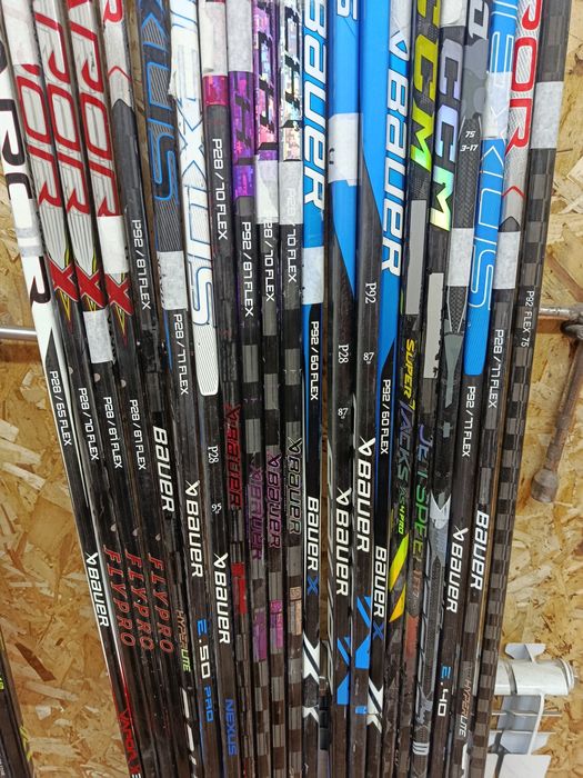 Клюшки бу CCM Bauer левый и правый хват