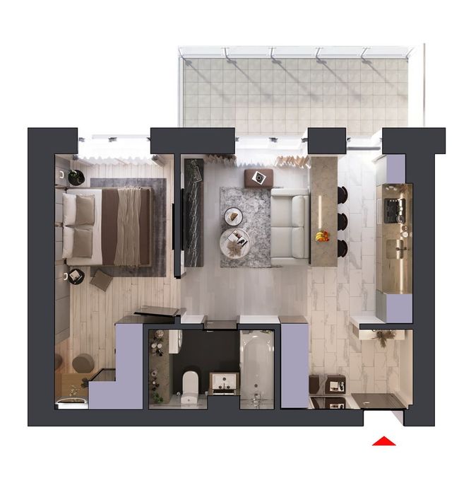 HILS Titanium Studio dublu tip 2C