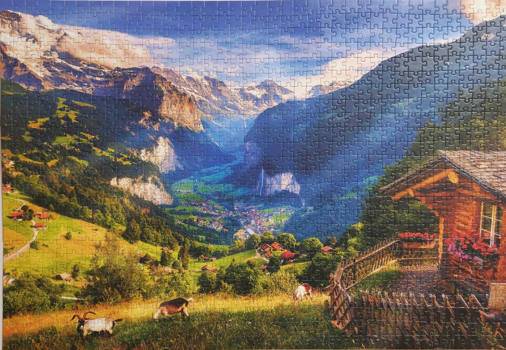 Tablouri din piese de puzzle - imagini deosebite