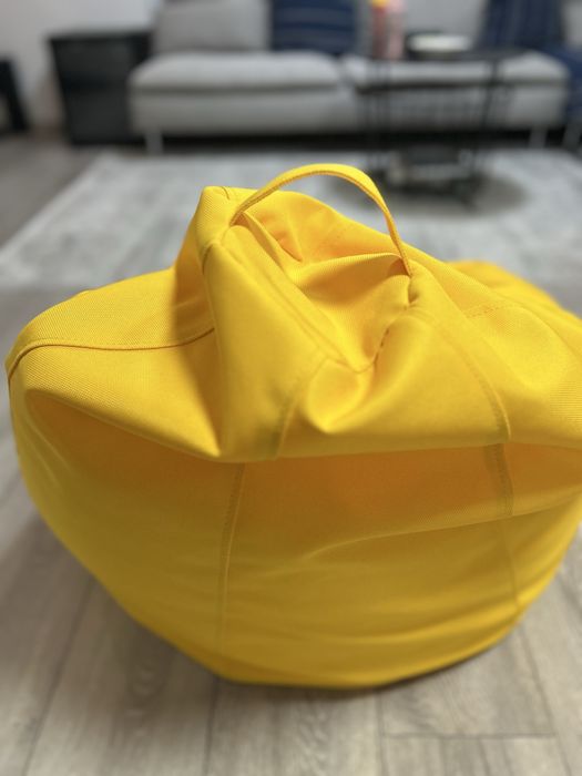 Fotoliu PUF nou galben