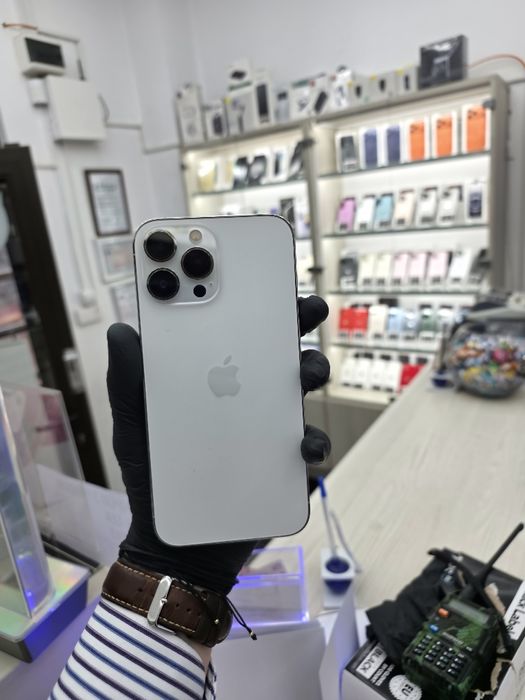 iPhone 13 Pro Max / Silver / 128GB / Baterie 100% / Garanție / Rate