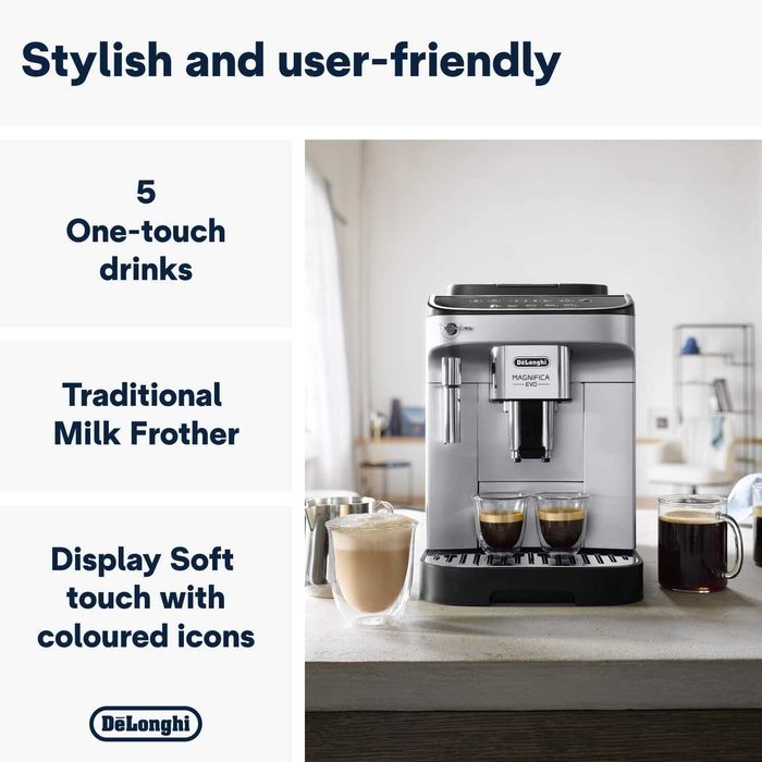 Кафеавтомат Delonghi Magnifica Evo ECAM292.33.SB, НОВО