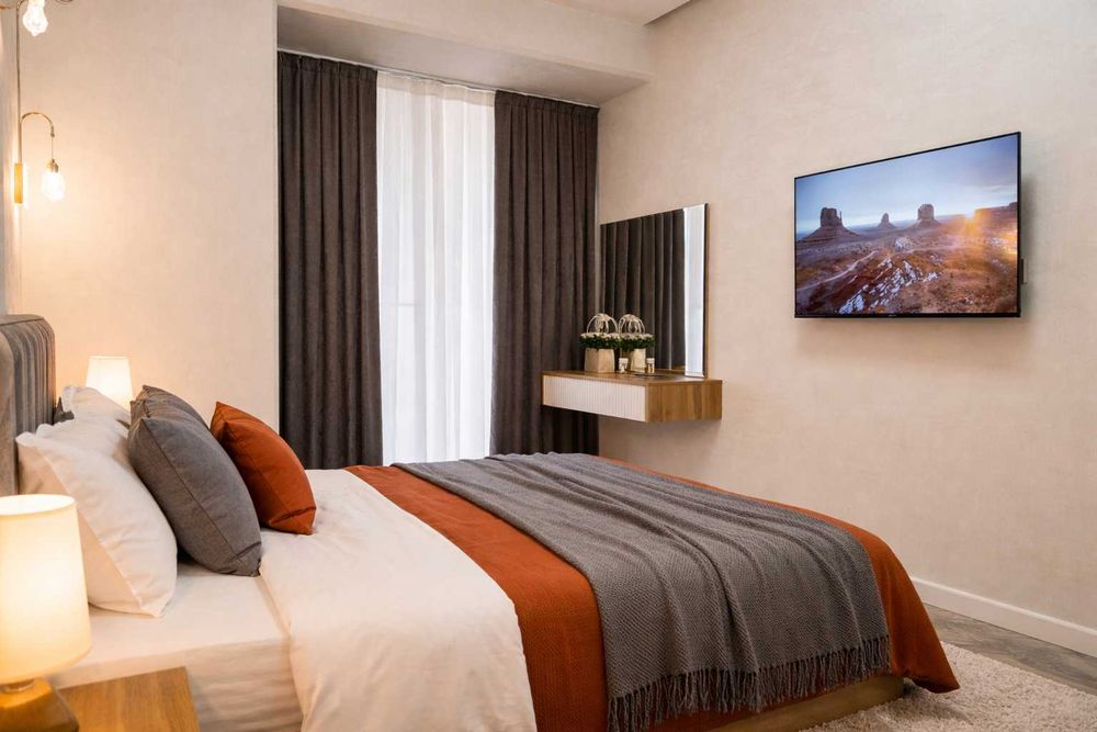 Посуточно 2-х комнатные апартаменты бизнес-класса с панорамным видом