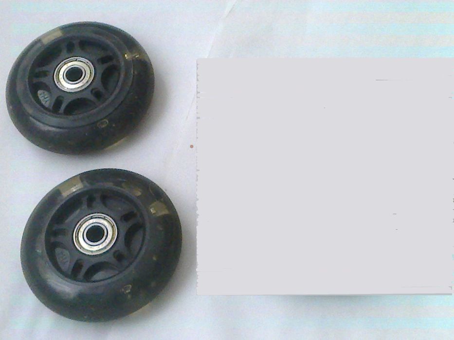 Для тележка колёса.