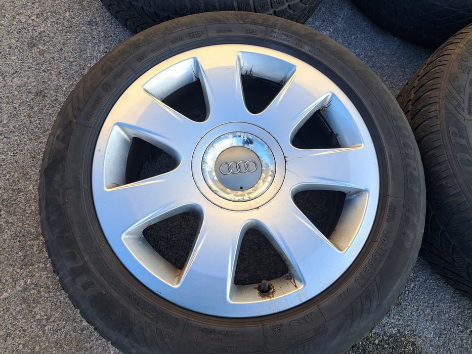 5х112/16 с гуми Ауди VW Шкода Сеат 5x112/16 лети джанти Audi Skoda