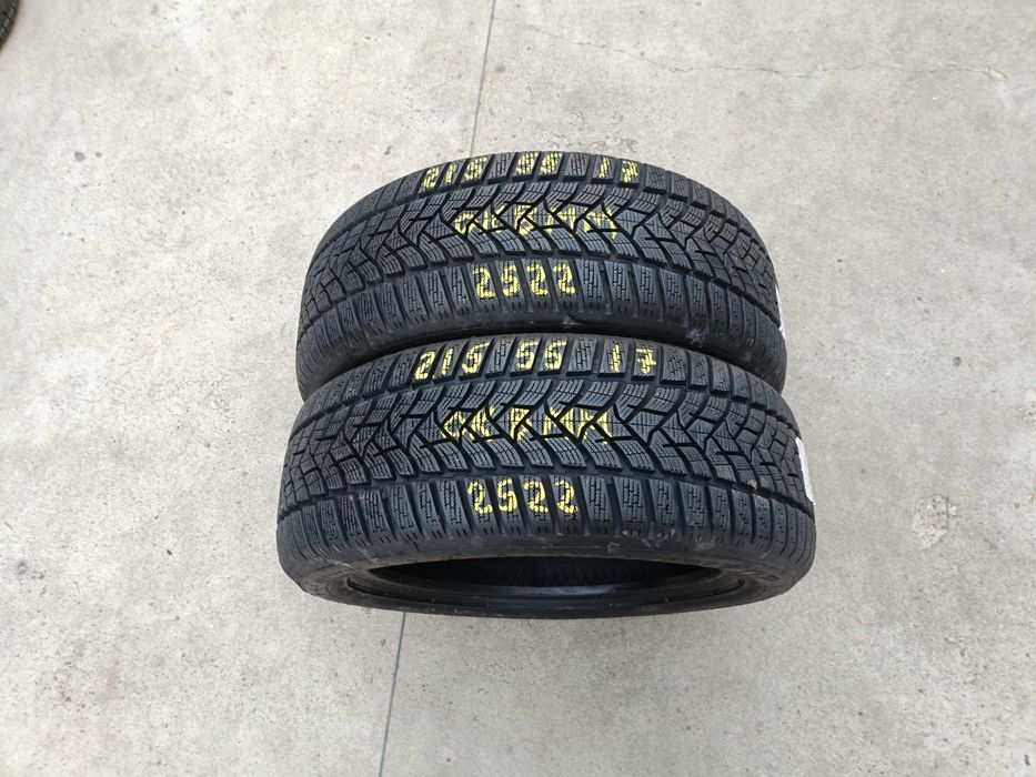 Doua anvelope iarna 215 55 17 dunlop winter sport 5 profil de 8 mm2522