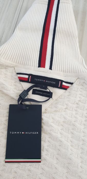 Tommy Hilfiger Cotton Knit POLO / L НОВО! ОРИГИНАЛ! Мъжки Памучен Поло