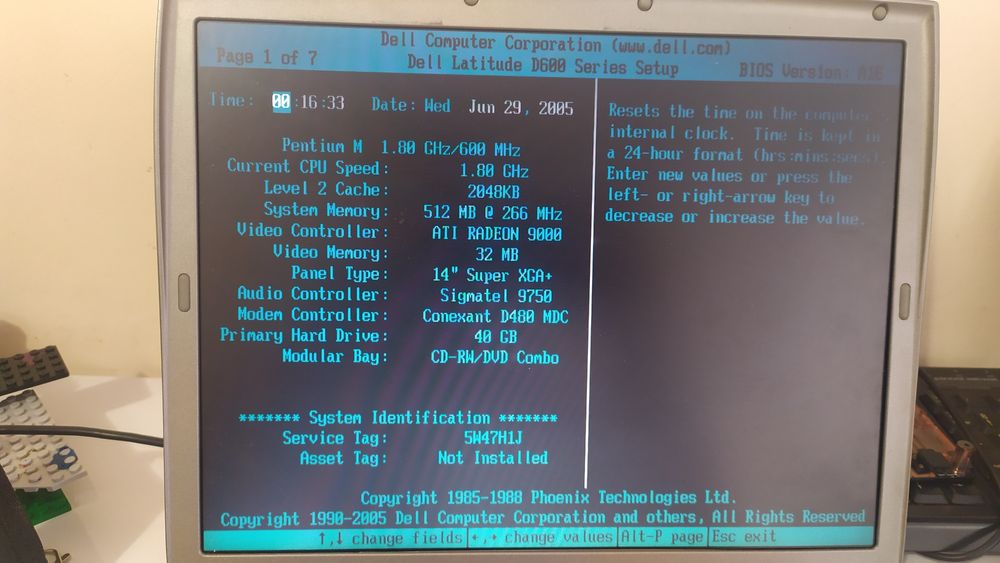 Ноутбук Dell с COM и LPT портами