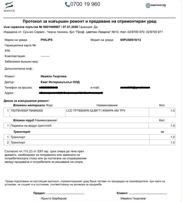 Philips The One 65 инча Ambilight