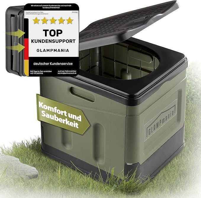 GLAMPmania Къмпинг тоалетна без химикали