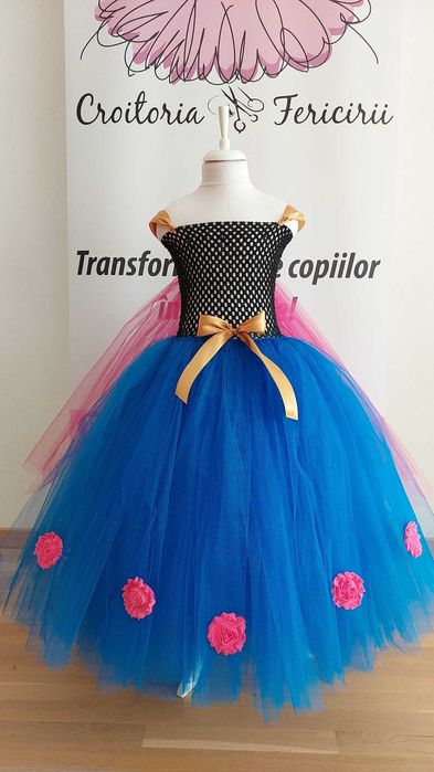 Rochita Cenusareasa Elsa Belle Sofia Rapunzel Alba ca Zapada Aurora