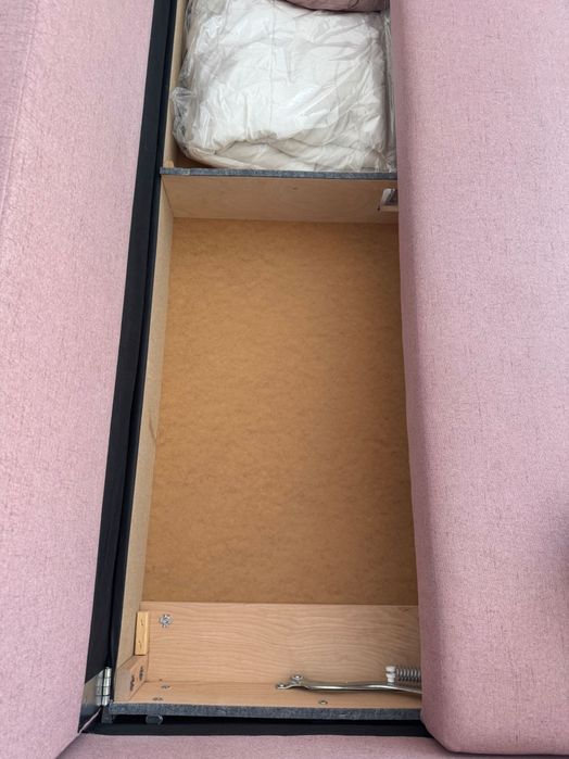 Canapea extensibilă 3 locuri IKEA GRUNNARP Roz