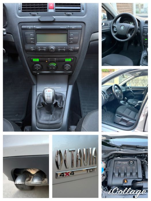 Skoda Octavia 2 Break /1.9 TDI/ euro4 /motor BXE/ 6+1Trepte/4X4/Dubluclimatronic/impecabila/interior foarte ingrijit/Pret discutabil