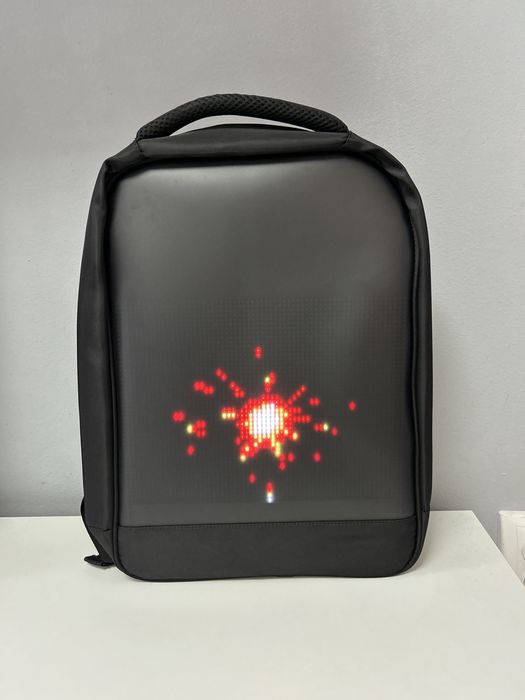 Rucsac inteligent Smart Leziter Pixo LED negru