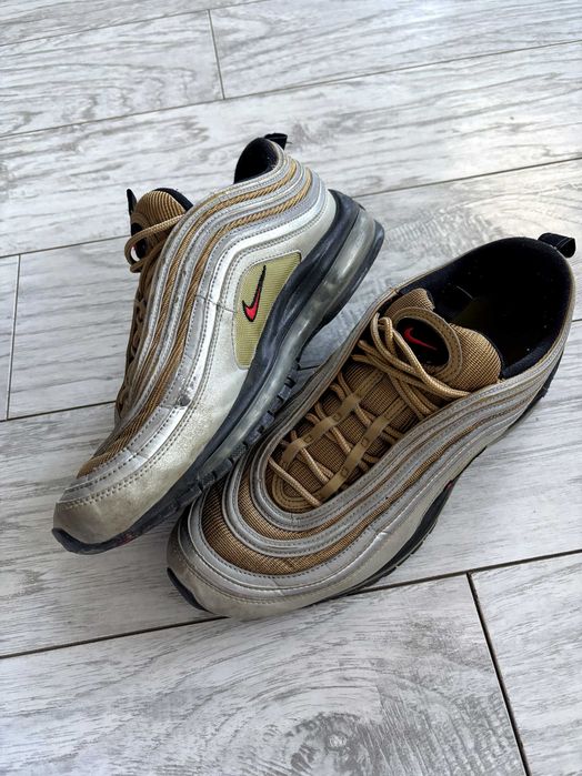 Nike Air Max 97 Silver Gold маратонки 44 номер