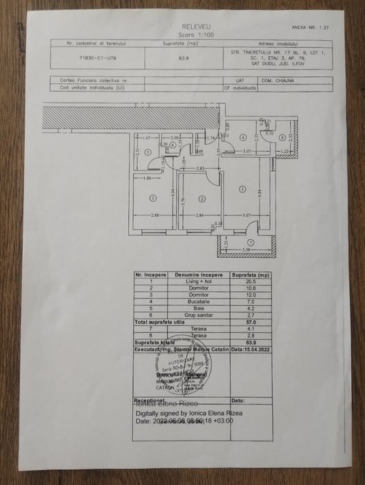 Apartament 3 Camere / Proprietar / Militari Residence / Avangarde City