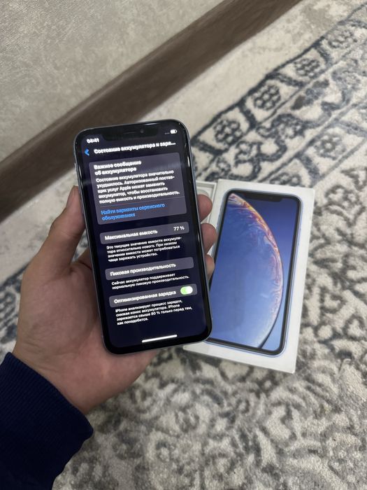 iPhone Xr 64GB 77% korobka document