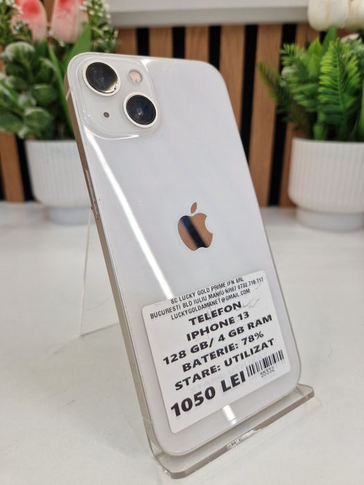 Iphone 13 128GB / 4GB RAM 78% Baterie Garantie! #55332