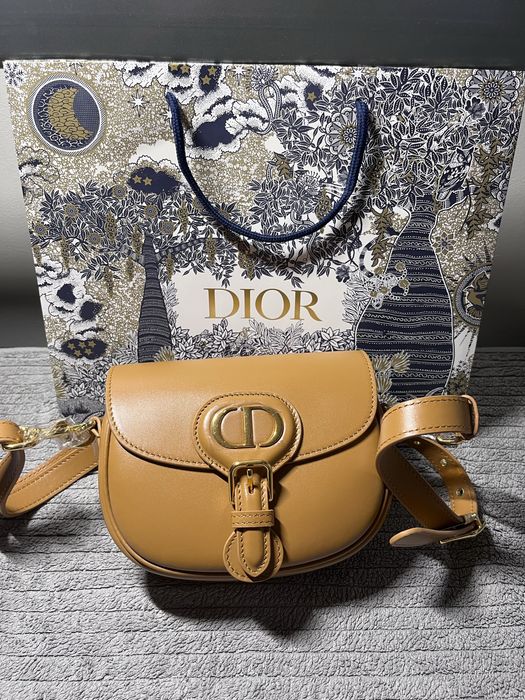 Dior Bobby Bag in Amber Box Calfskin