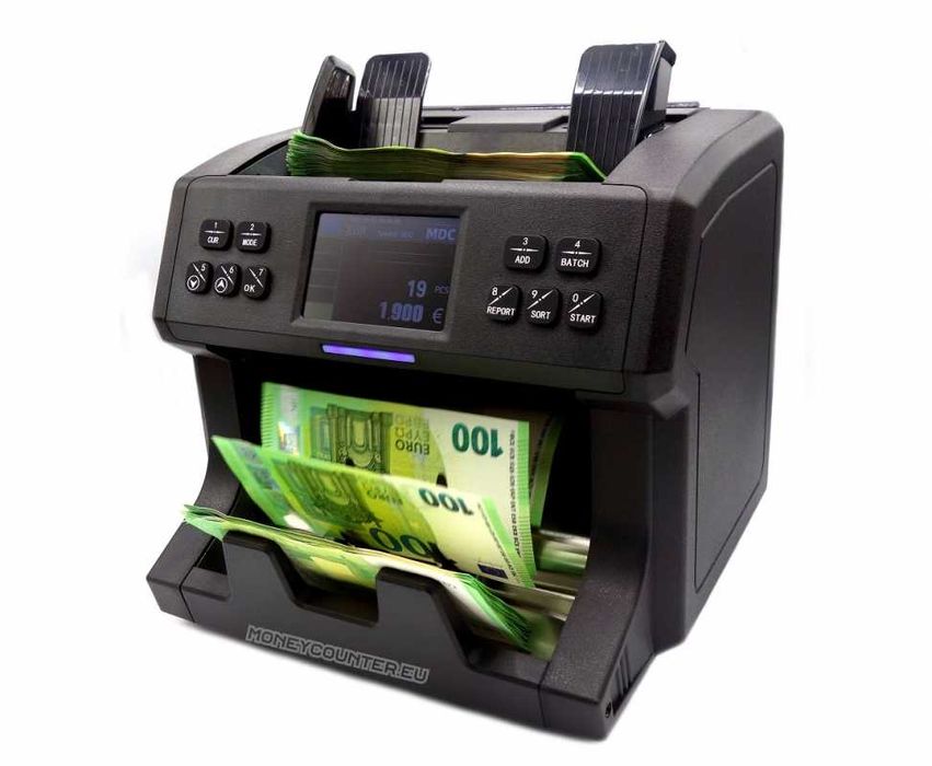 Банкнотоброячна машина, смесено броене, професионална банкова техника