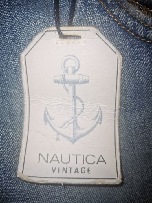 Blugi Nautica, vintage, noi, regular, bumbac, W44x34 (114 cm. talie)