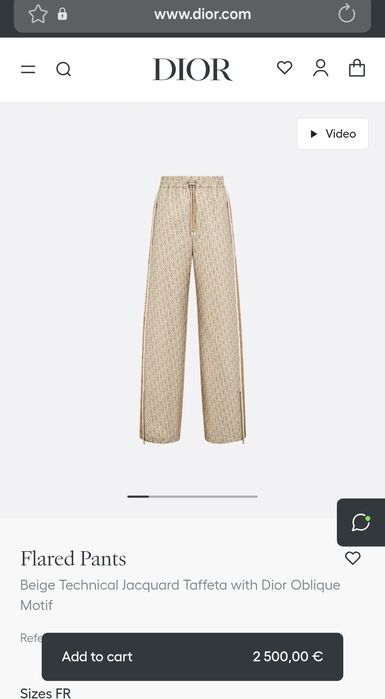 Луксозен дамски екип Christian Dior Oblique – нов, 36