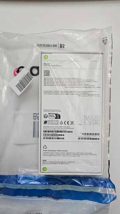 Telefon iPhone 17, 256GB, 5G, Black nou sigilat garantie de la istyle