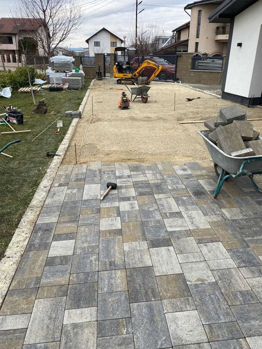 Montaj pavaj / pavele borduri rigole