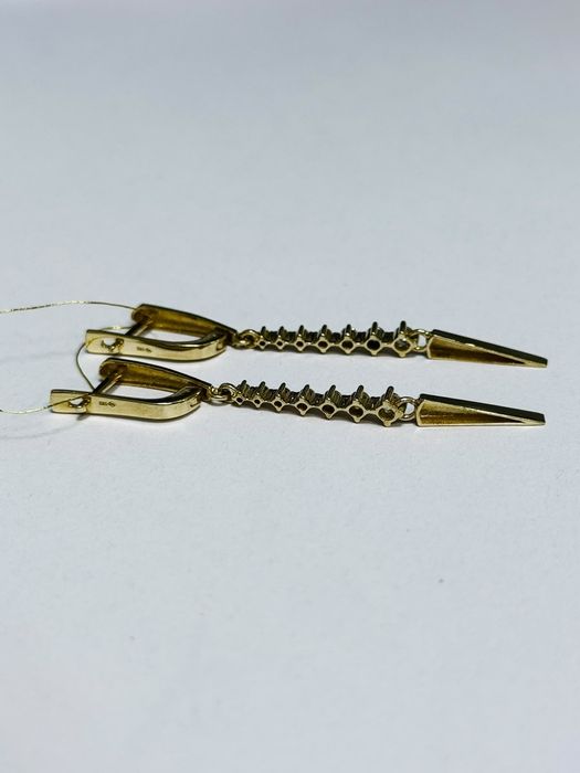 Золотые серьги 585 пробы