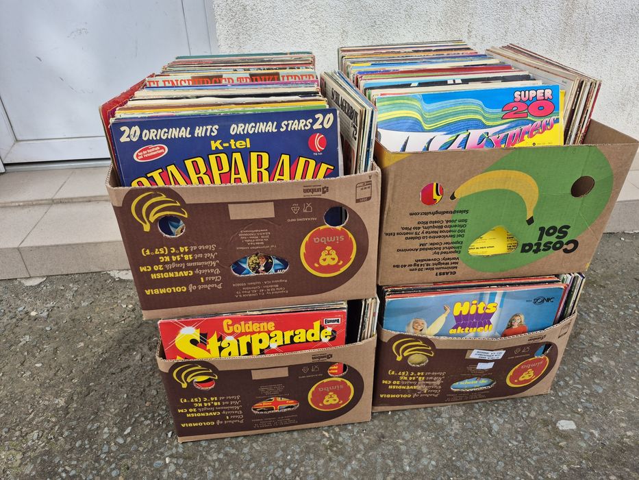 Vând 200LP Discuri Vinil colectia muzica usoara mixta straina