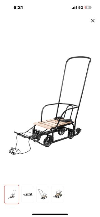 Санки с колесами