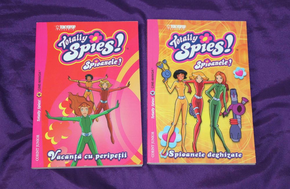 Spioanele Totally Spies  Witch romana egmont Mustati de vis benzi desenate romanesti foarte rare in stil manga Nane Crasnean Seria Ciresi in floare