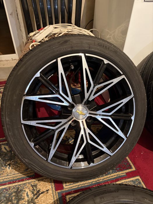 Cobalt, Onix, Ravon, Акцент литые диски R17 с летними шинами 205/50 17