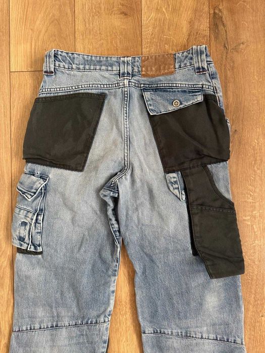 Engelbert Strauss 46 S barbati Denim Workwear pantaloni