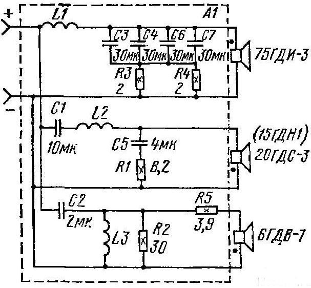 Фильтра 2х и 3х полосные для динамиков и колонок